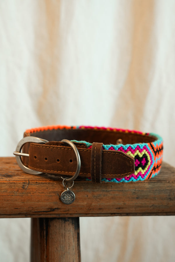 Montenegro - XL  Woven Dog Collar