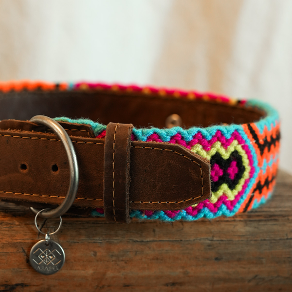 Montenegro - XL  Woven Dog Collar